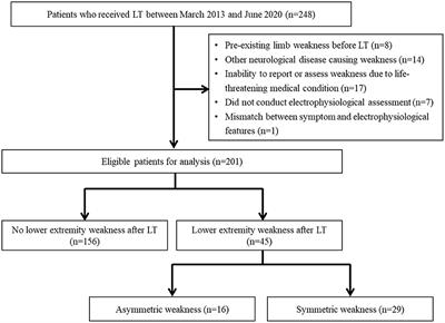 Risk factors for neuromuscular complications in lower limbs after lung transplantation